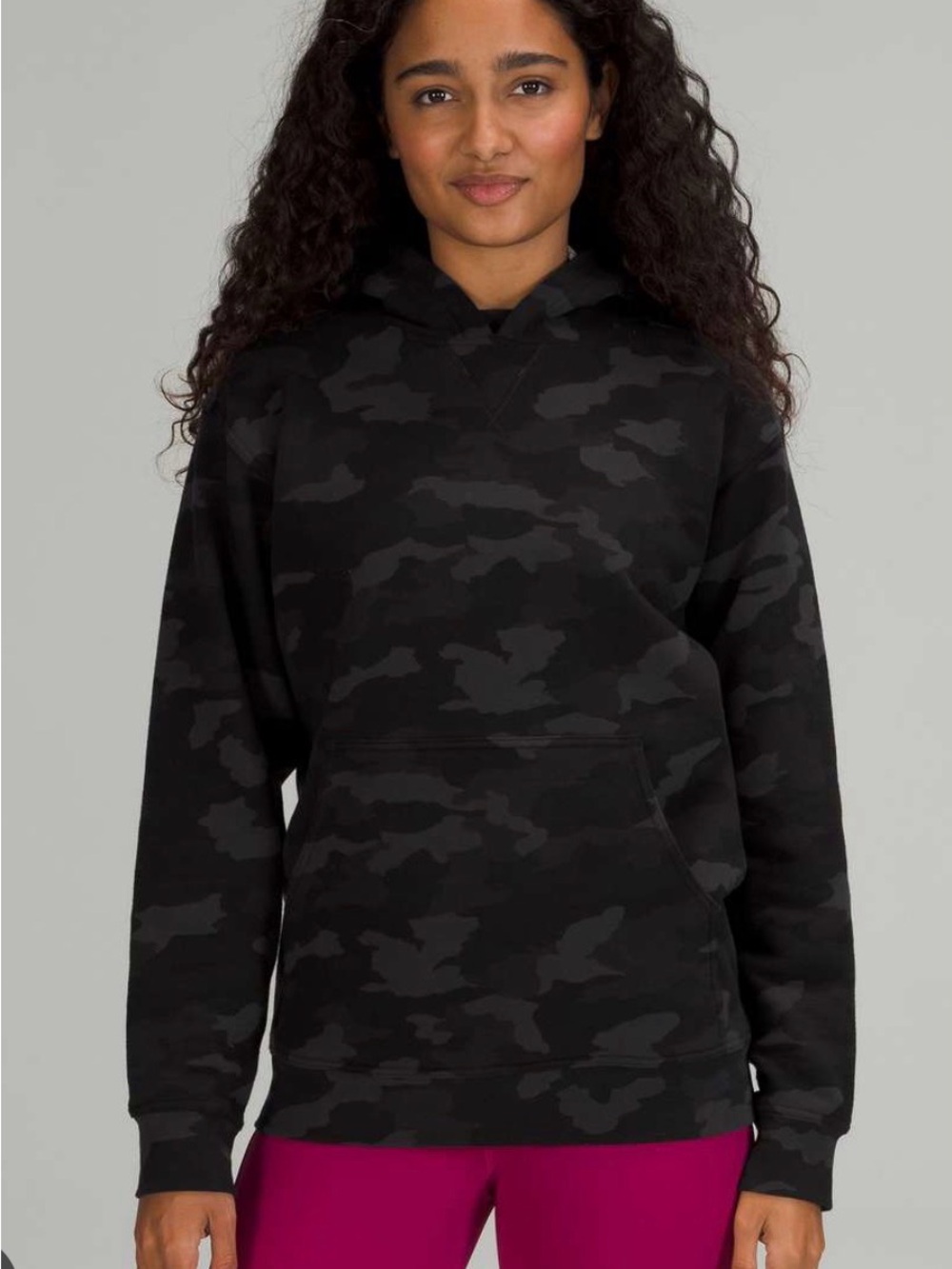 lululemon athletica Black Camo Hoodie - Women's Pullover 6